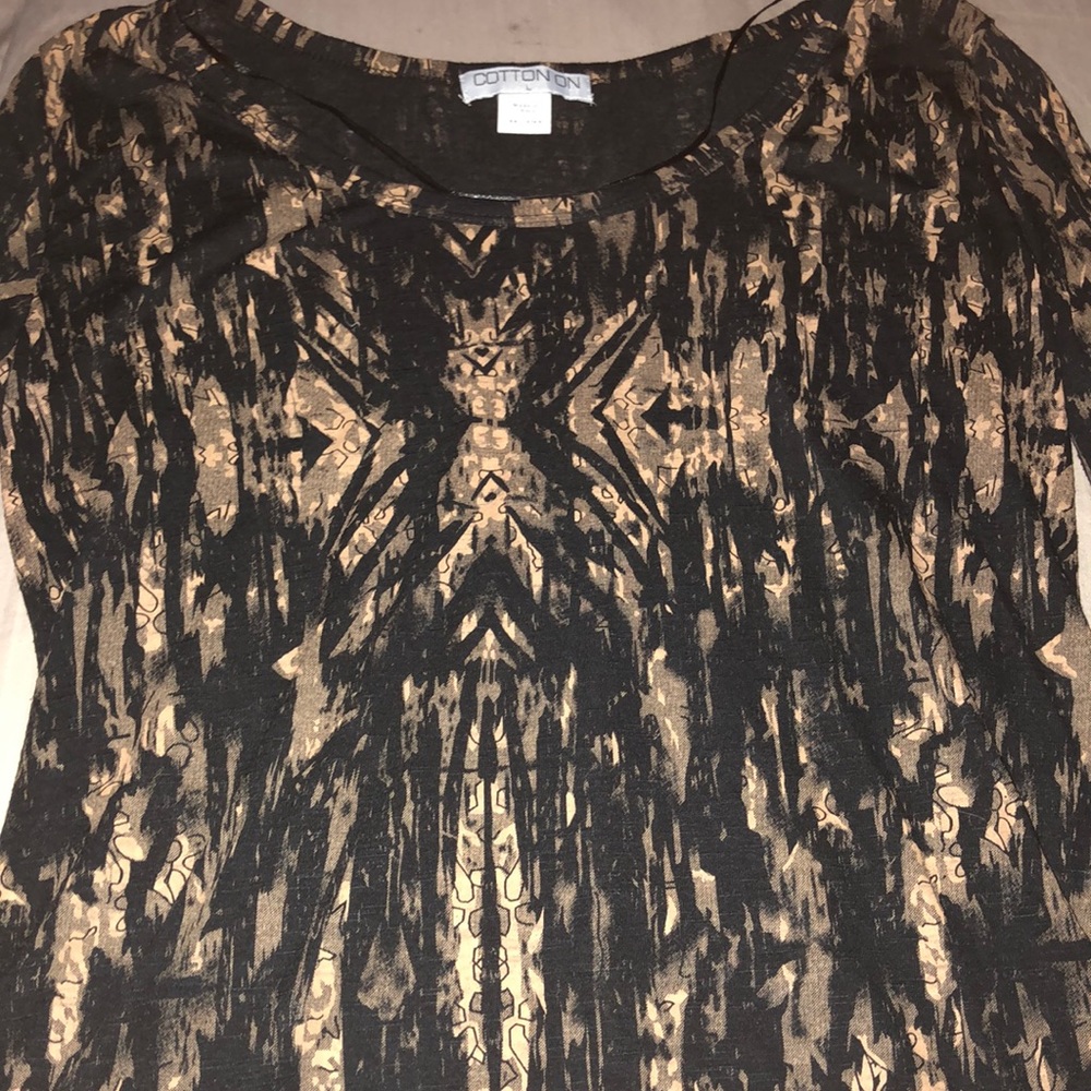 Long sleeve cotton on dress